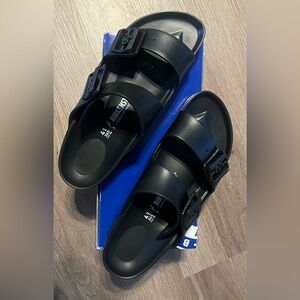 Birkenstock Black Sandals Double-Strap Ergonomic